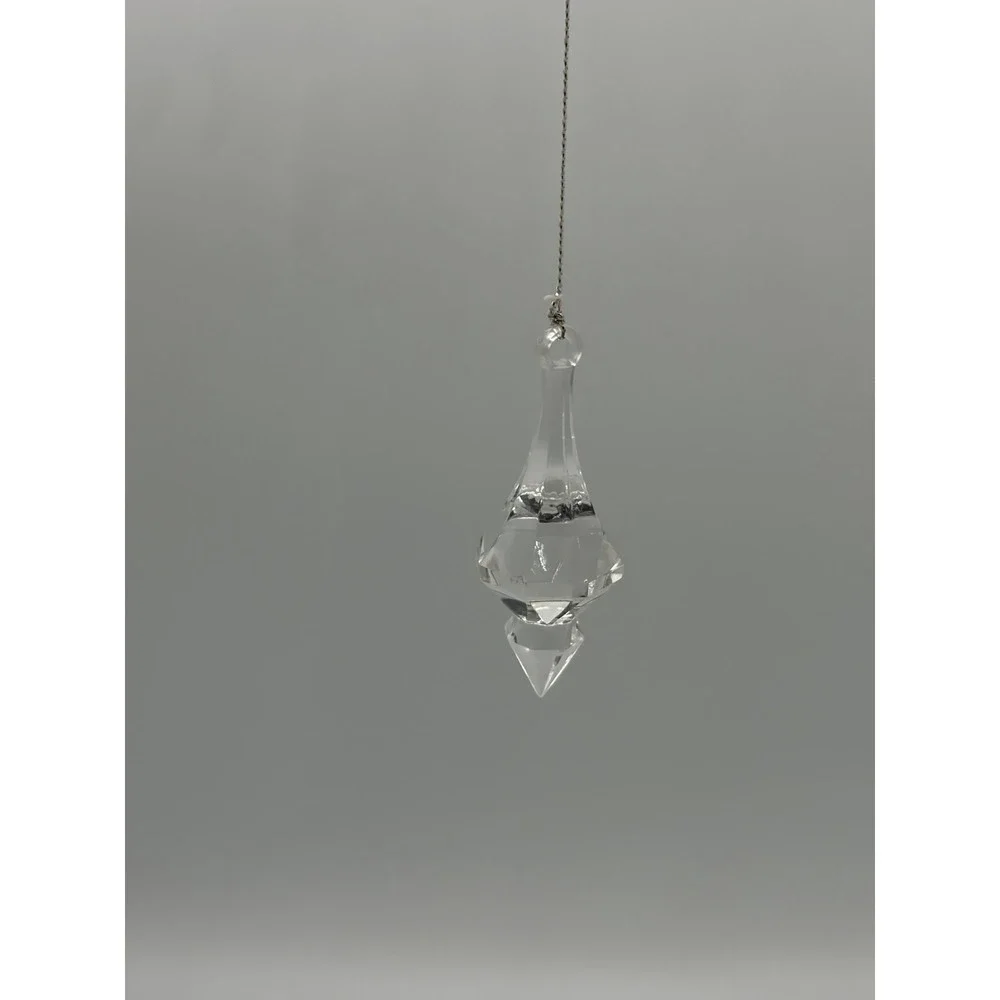 Prism Style Acrylic Tree Ornament 2.5